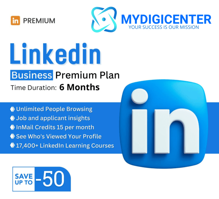 Buy linkedin Business premium 6 months